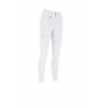Pantalon Pikeur Candela faux fond de peau femme taille haute 1808 - Blanc