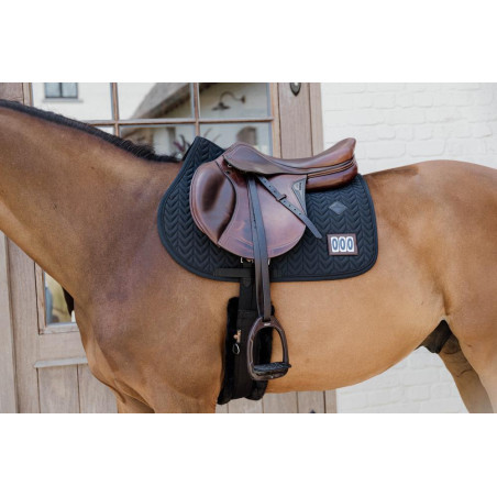 Tapis de selle compétition Fishbone avec 2 numéros Kentucky Jumping