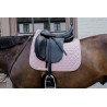 Tapis onion quilt rubber logoo dressage Kentucky - Rose clair
