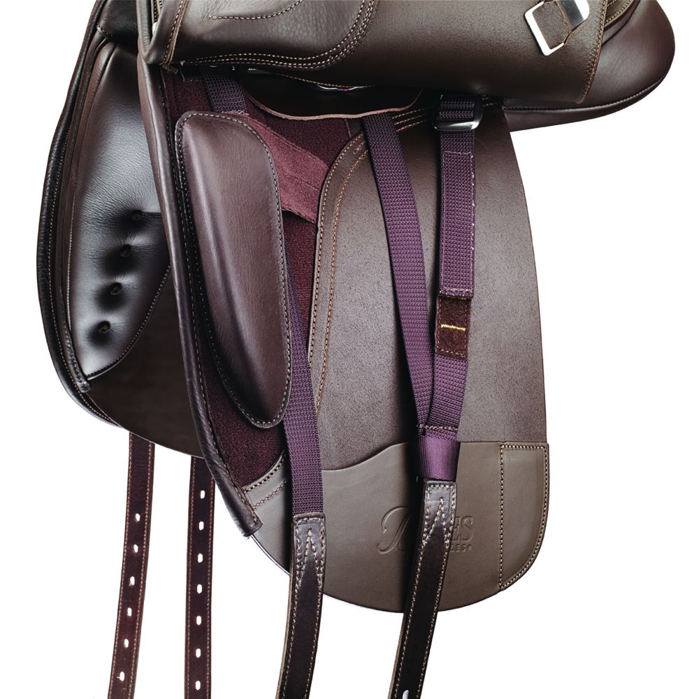 Selle De Dressage En Cuir Sculpté Freeny – Fait Main – Taille 17.5 Pouces