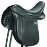 Selle dressage Bates Wide cuir Heritage - Noir