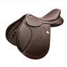 Selle Bates Caprilli Close Contact+ avec quartier avancé cuir Luxe - Marron