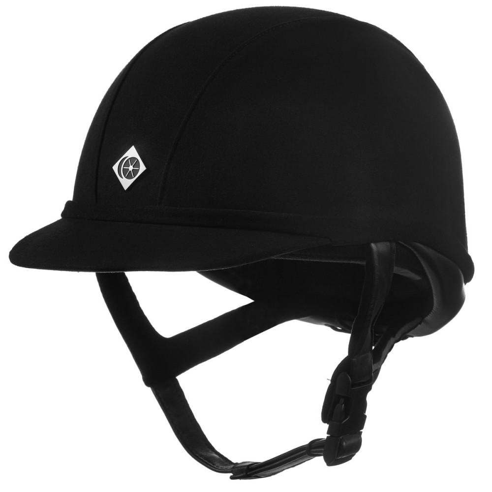 Casque d'équitation matte Charles Owen Halo - navy/rose gold - 55/58