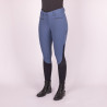Pantalon d'équitation Euro-star Airflow FullGrip - Bleu digital foncé
