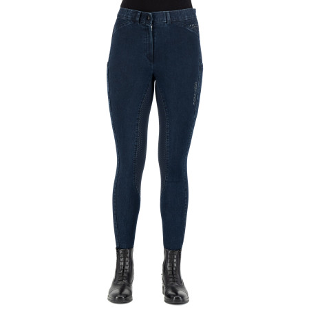 Pantalon d'équitation Euro-Star Arista Denim FullGrip