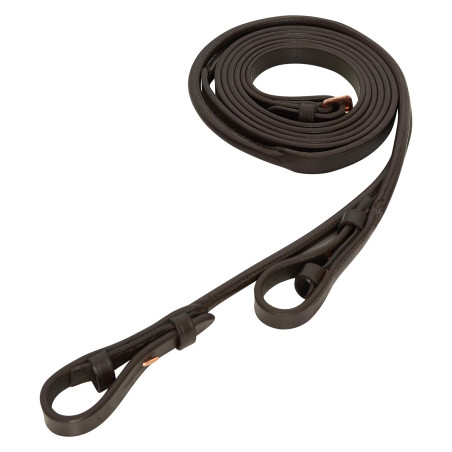 Rênes cuir ronde et plate Imperial Riding