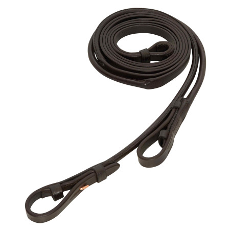 Rênes de bride cuir ronde et plate Imperial Riding