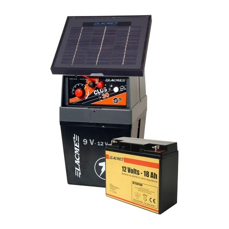 Clos 30 Solaire Lacme Avec Panneau Solaire - Electrificateur Lacmé