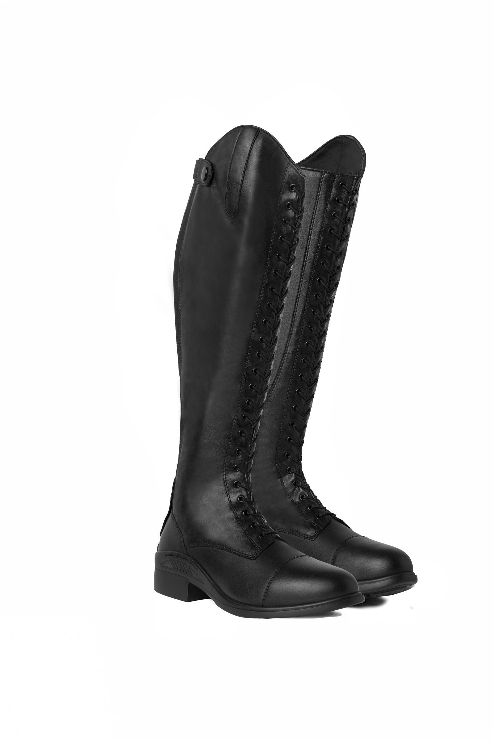 Bottes d'équitation Horze à lacets femme Noir