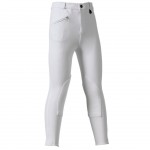 Pantalon Daslö Enfant Maille Epaisse Blanc Basane