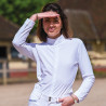 Chemise de concours Jump'In Carla femme - Blanc