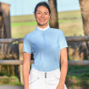 Chemise de concours Jump'In Emma femme - Bleu ciel