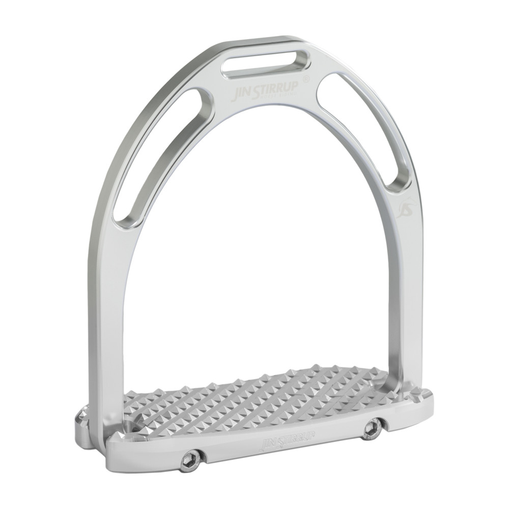 Étriers Jin Sécurité Équitation - Aluminium Légers - Modèle Anglais 4,75" - Neufs