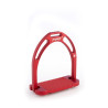 Etriers Jin Stirrup en Aluminium Opaque - Rouge