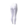 Legging Hybrid Horze Anya femme fullgrip - Blanc brillant