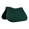 Tapis de selle obstacle en coton collection basique Equestro - Vert