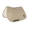 Tapis de selle de saut en matelassage cubique Equestro - Oxford tan