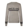 Pull-over tricoté Kingsland KLNancy femme - Beige mélangé