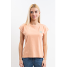 Tee-shirt Harcour Tchaka femme - Abricot