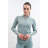 Polo Technique Harcour Tess femme - Vert de gris