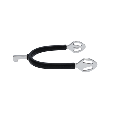 Eperons Stübben 1149 Fine Line acier inox caoutchouté