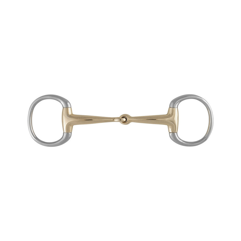 Mors De Bride HORZE - 11,5cm Acier Inoxydable | Pour Cheval, Avec Gourmette | Noir Taille 115