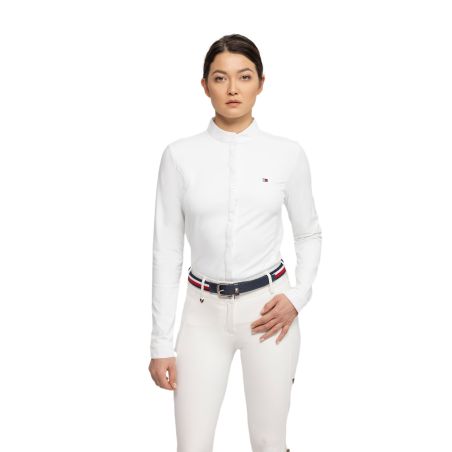 Chemise de concours Tommy Hilfiger Equestrian Charlotte manches longues femme