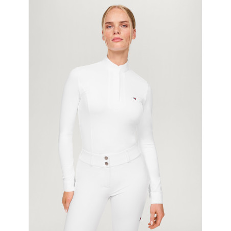 Polo de concours Tommy Hilfiger Equestrian Avon manches longues femme