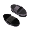 Brosse de pansage Waldhausen Basic Flexi - Noir / gris