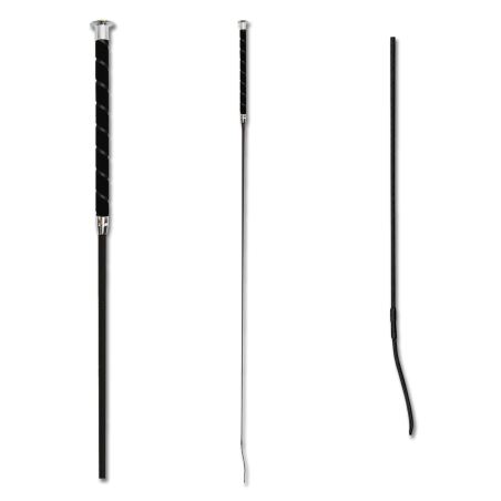 Cravache de dressage Waldhausen poignée en velours