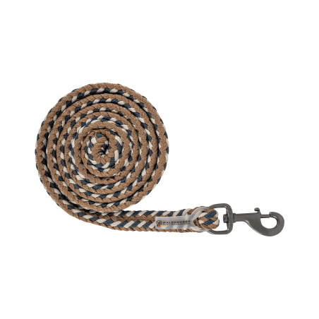 Longe d’attache Waldhausen Plus mousqueton standard bouclerie foncée