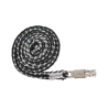 Longe de licol Waldhausen Plus mousqueton Anti-Panique - Noir / gris