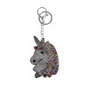 Porte-clés Waldhausen Licorne - Argent / multicolore
