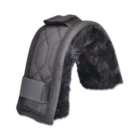 Protection muserolle têtière Waldhausen peau d'agneau