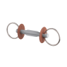 Mors de filet Beris canon papillon anneau 7,5 cm - Doux