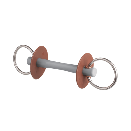 Mors de filet Beris canon Comfort fin anneau 6 cm