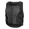 Gilet de protection Swing P19 fermeture glissière adulte - Noir / gris