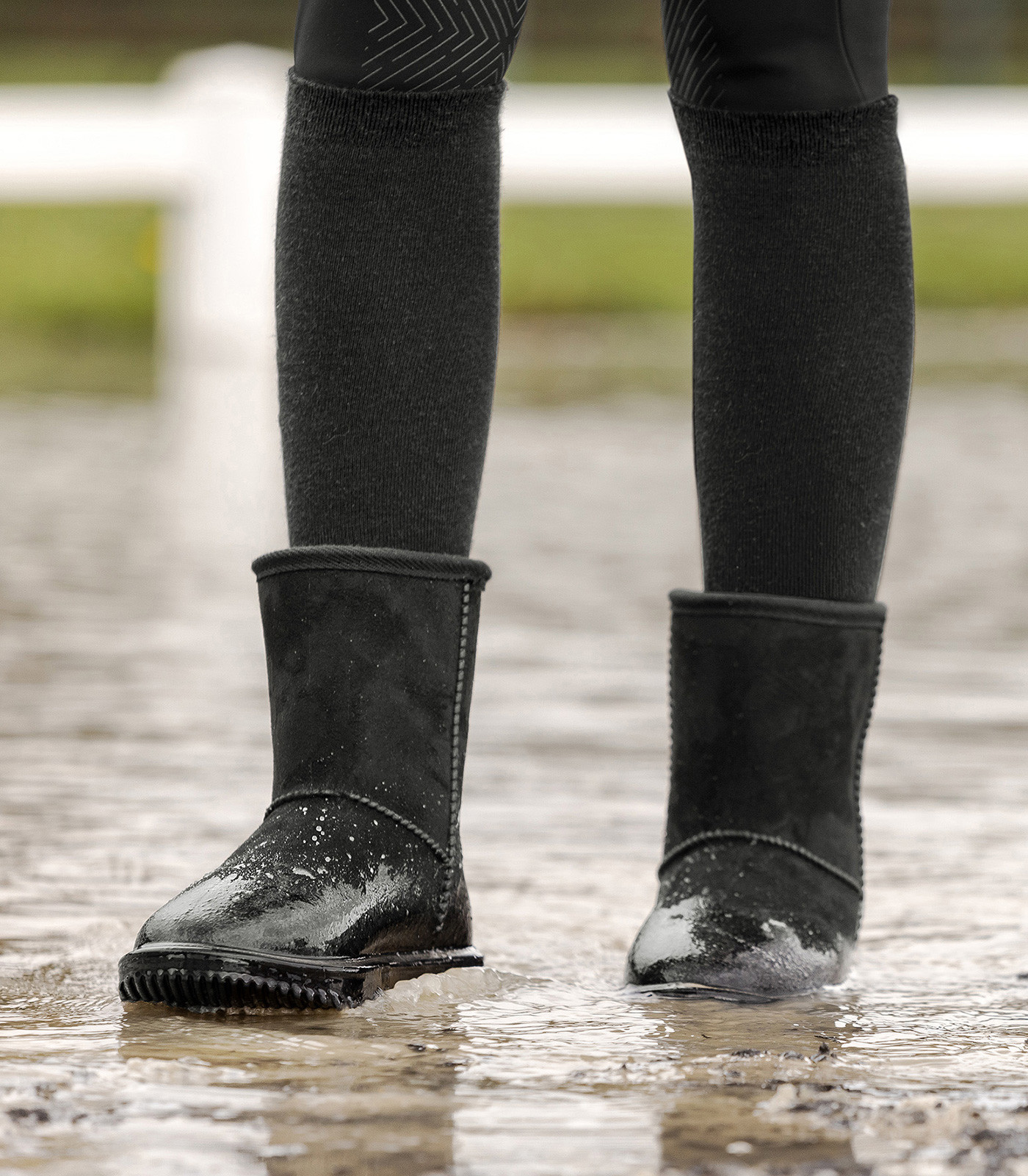 Bottines ELT Rainless Velours Noir