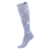 Chaussettes d'équitation ELT Argyle - Gris bleu