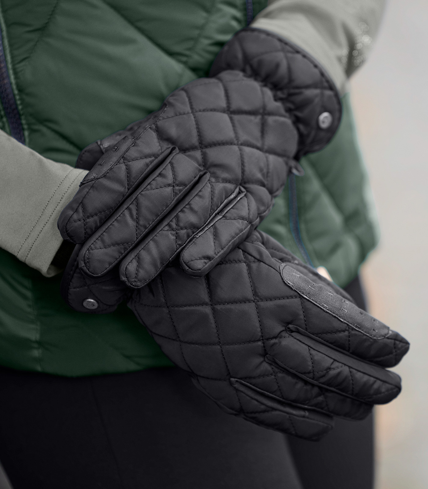 Gants d'équitation ELT Diamond hiver Noir Gants d'équitation ELT Diamond hiver Noir