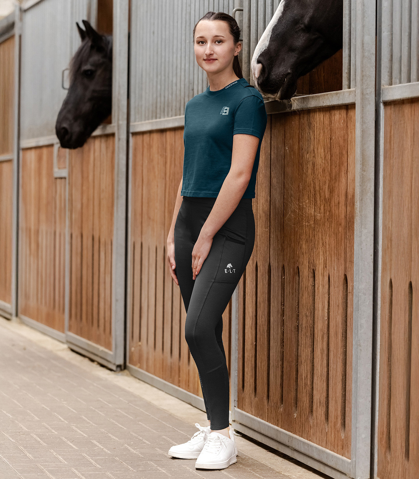 Legging d'équitation ELT Ella Noir Legging d'équitation ELT Ella Noir