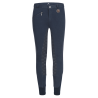 Pantalon d'équitation ELT thermique Fun Sport silicone enfant - Bleu nocturne