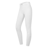 Pantalon d'équitation ELT Essential silicone enfant - Blanc