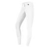 Pantalon d'équitation ELT Micro Sport silicone - Blanc