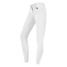 Pantalon d'équitation ELT Micro Sport silicone taille haute - Blanc