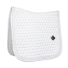Tapis de Selle Glitter Band Dressage Kentucky - Blanc / blanc