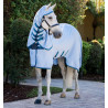 Couverture anti-dermite Horseware Amigo Ripstop - Bleu azure /Marine / bleu électrique
