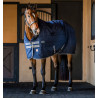 Couverture d'écurie Horseware Rhino 350g VL - Noir / gris titane / bleu classique