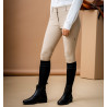 Pantalon Horseware AA Aria patch genoux taille mi haute - Beige
