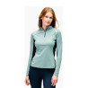 Polo 1/4 zip Horseware Stamina manches longues - Sage